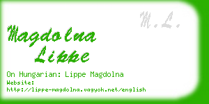 magdolna lippe business card